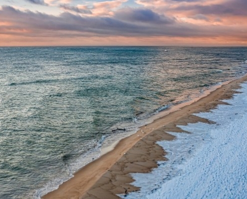 Jersey Shore in Winter