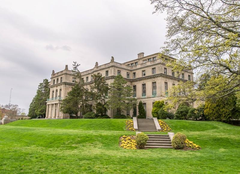 Scenic view of Monmouth University campus near Latitude Suites.